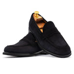 View product image 4: Harris Firenze 1913 Terni Suede Penny Moccasin Blue
