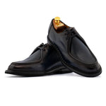 View product image 4: Harris Firenze 1913 Asiago Moose Effect Leather Derby Blue