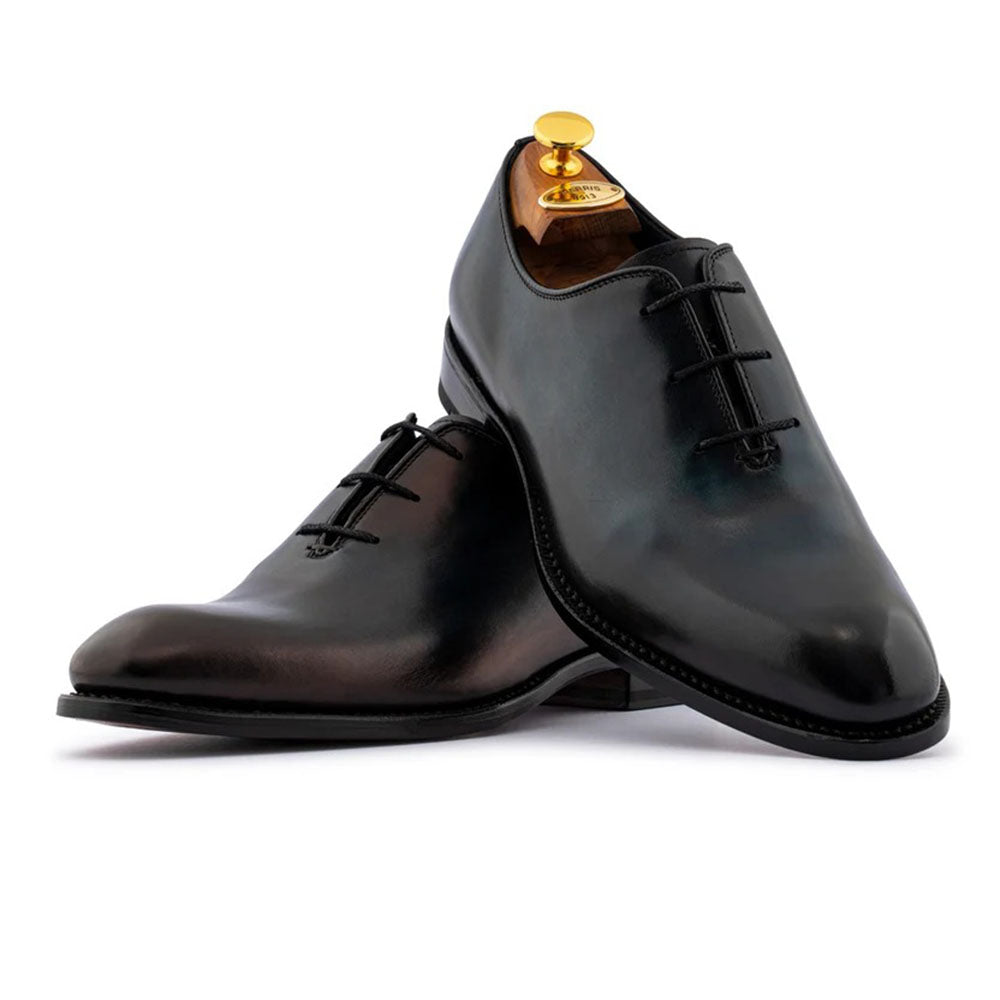 Harris Firenze 1913 Francesina Wholecut Calfskin Oxford Blue & Grey