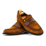 View product image 4: Harris Firenze 1913 Terni Suede Penny Moccasin Red
