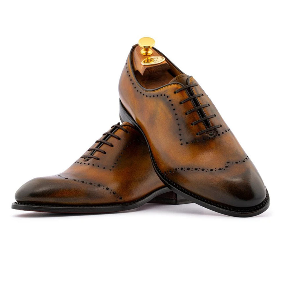 Harris Firenze 1913 Francesina Brogue Calfskin Oxford Yellow