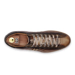 View product image 4: Harris Firenze 1913 Hand-Painted Leather Comfort Sneakers Brown