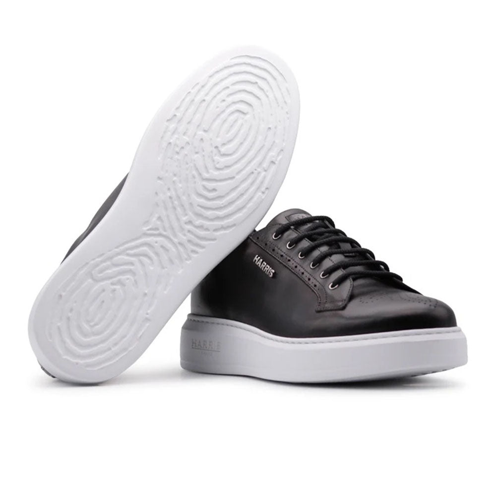 Harris Firenze 1913 London Leather Sneaker Grey & Black