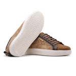 View product image 4: Harris Firenze 1913 Palermo Printed Leather  & Suede Sneaker Brown