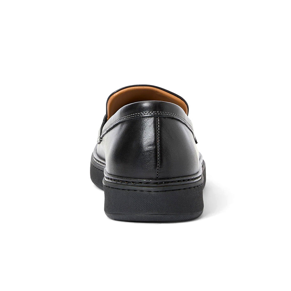 Aquatalia Bucarest Calfskin Penny Loafer Black
