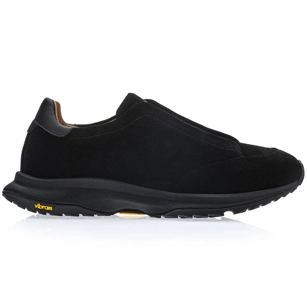 Moreschi Michigan Suede Slip-On Sneakers Black