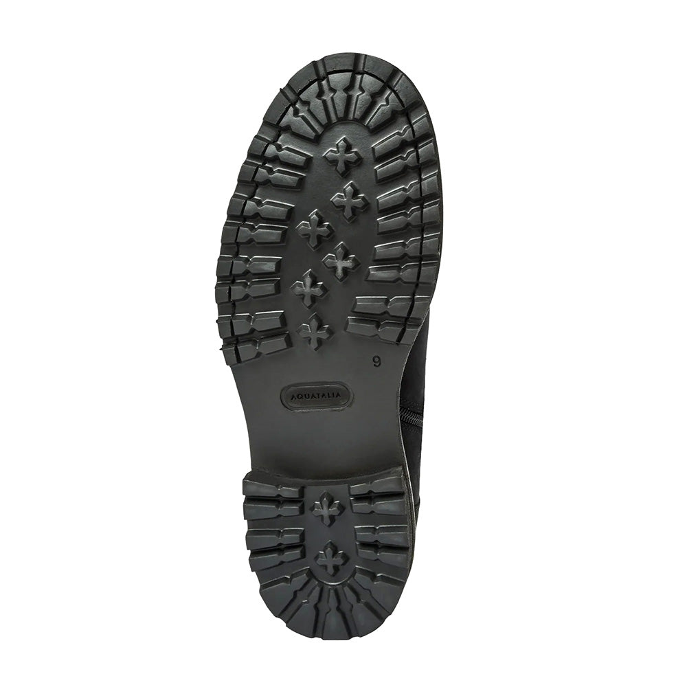 Aquatalia Varon Nubuck Zipper Boot Black
