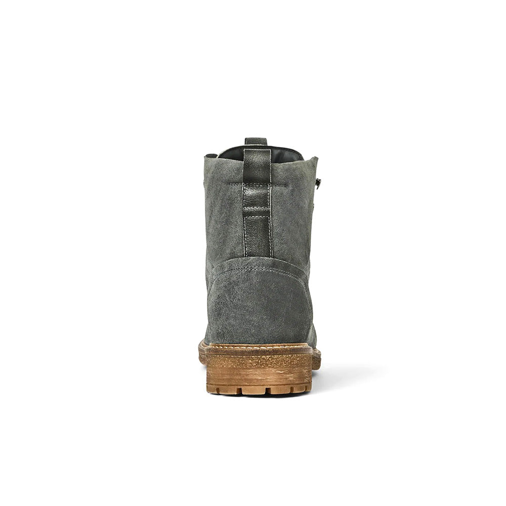 Aquatalia Rovello Suede Lace-Up Boot Grey