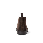 View product image 6: Aquatalia Brindisi Suede Lace Up Chukka Boot Dark Brown