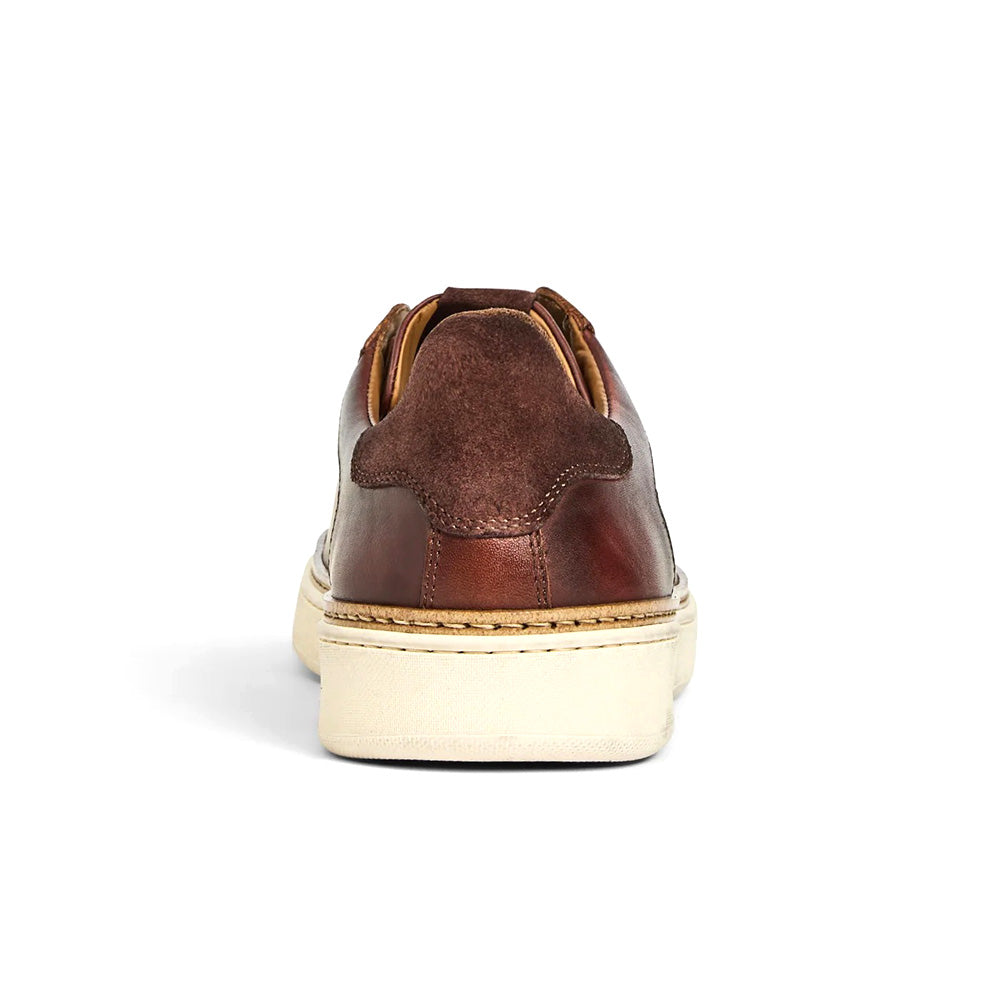 Aquatalia Brivio Leather Sneaker Brown