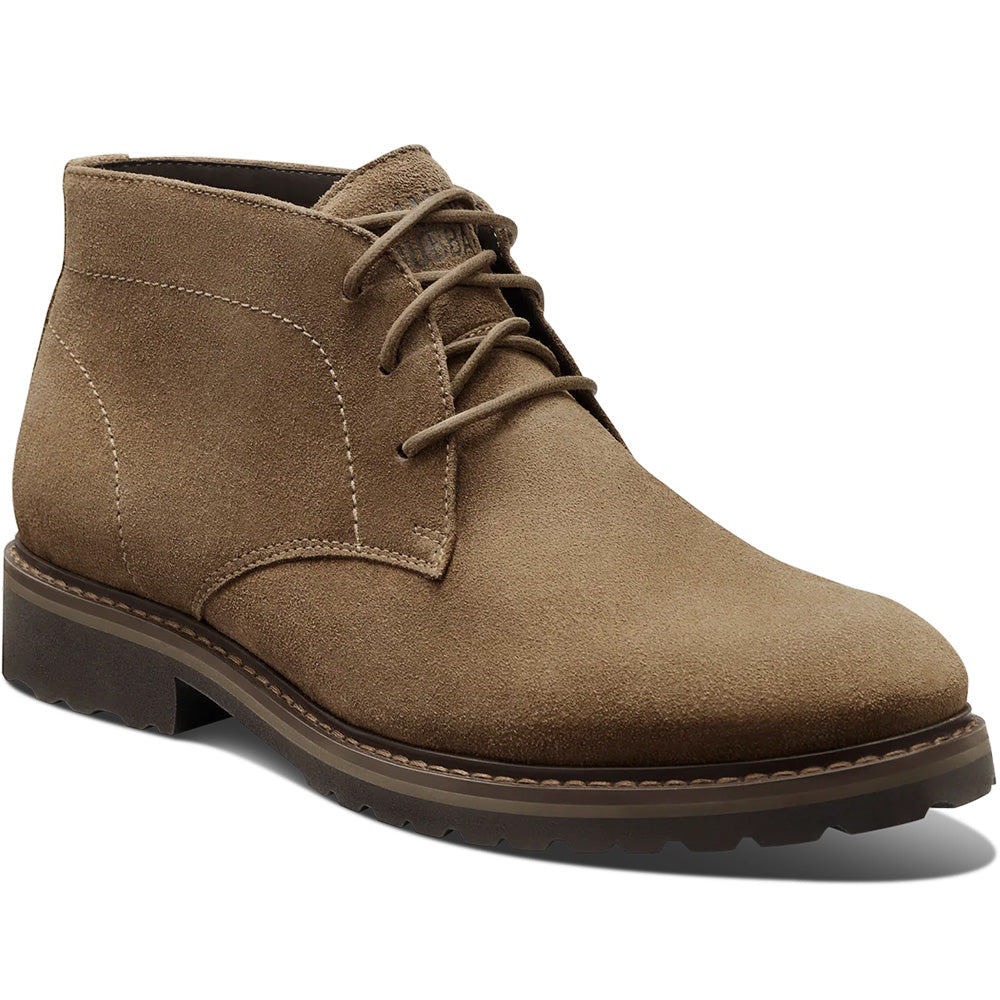 Samuel Hubbard Featherlight Oiled Suede Chukka Boot Taupe
