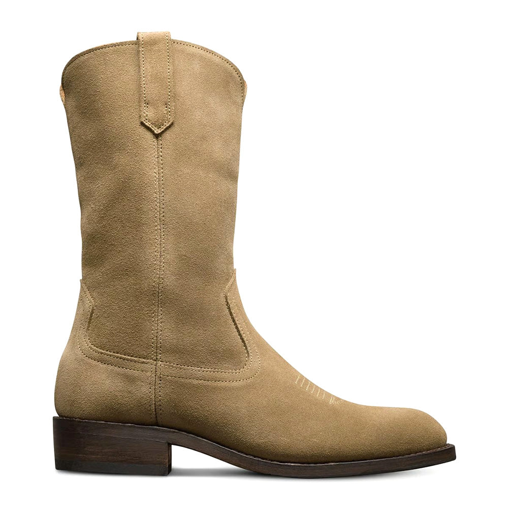 Allen Edmonds Dakota Suede Western Boot Tobacco (9830)