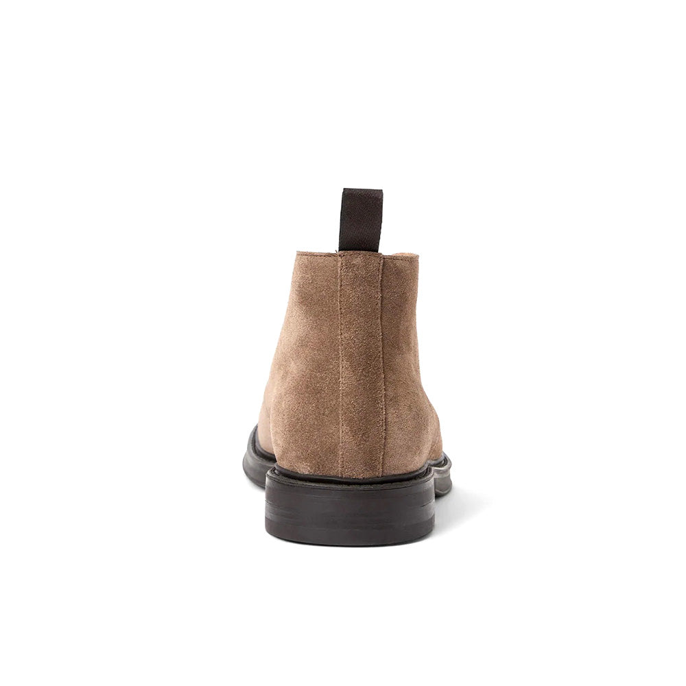 Aquatalia Brindisi Suede Lace Up Chukka Boot Taupe
