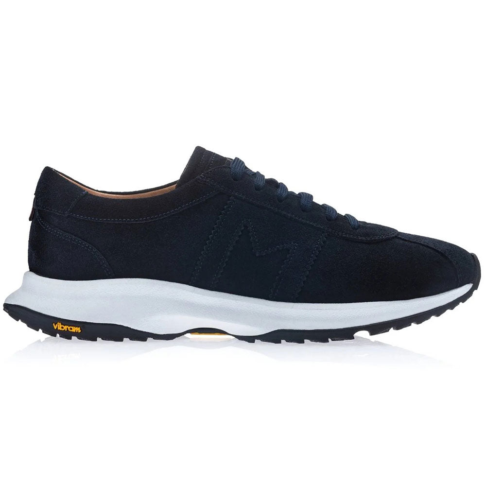 Moreschi Novocento Suede Sneakers Dark Blue