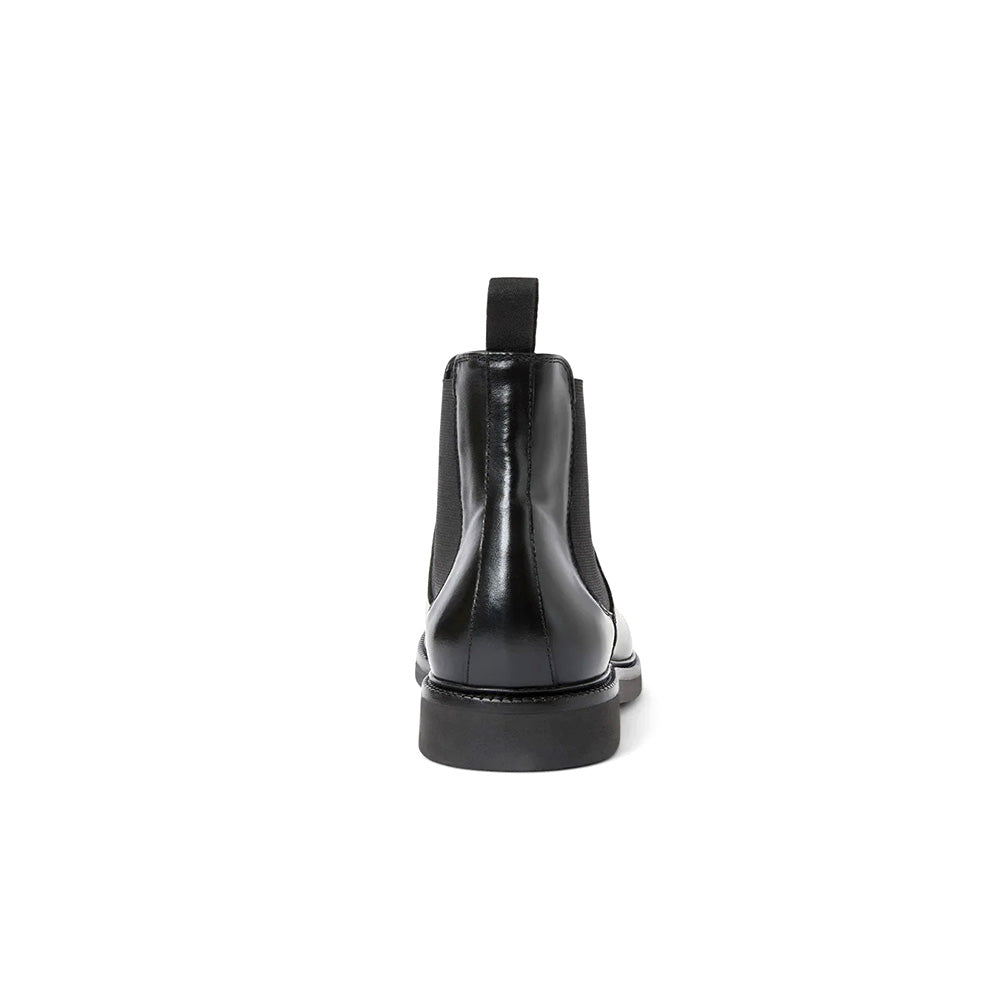 Aquatalia Prospero Leather Chelsea Boot Black
