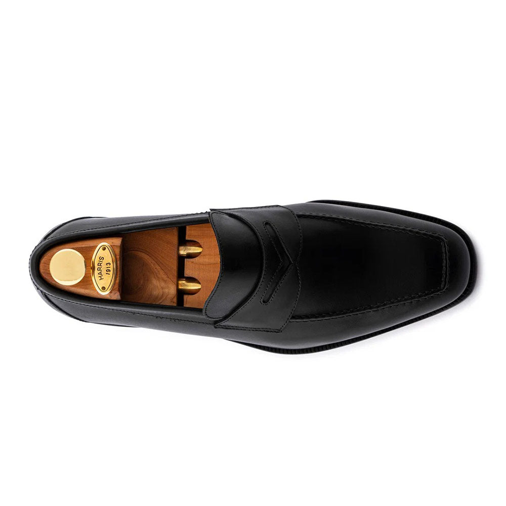 Harris Firenze 1913 Full Grain Leather Moccasin Black