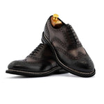 View product image 5: Harris Firenze 1913 Norwegian Welt Wing Tip Calfskin Oxford Grey