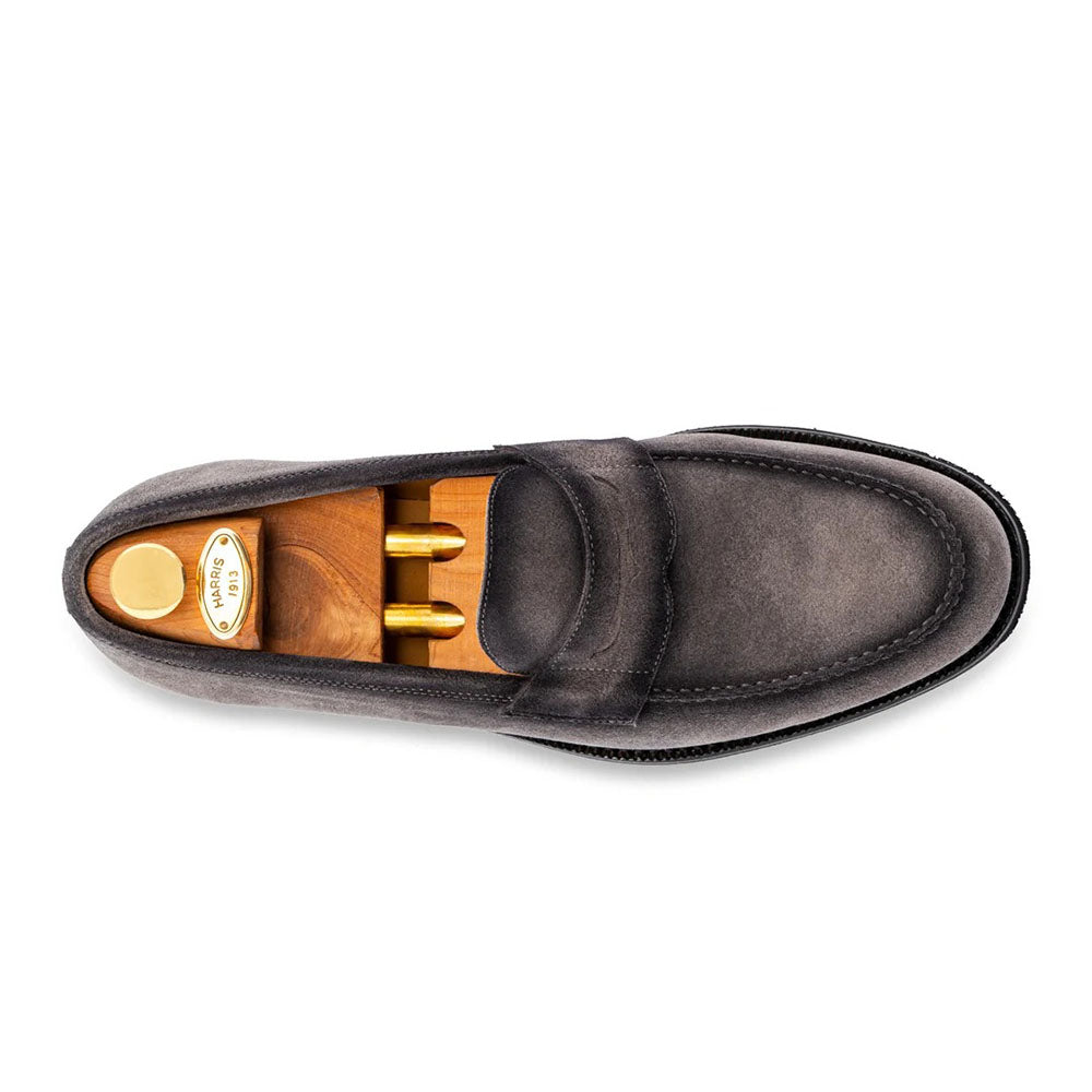 Harris Firenze 1913 Terni Suede Penny Moccasin Taupe