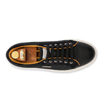 View product image 5: Harris Firenze 1913 Oxford Python Print Leather Sneaker Black