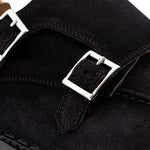 View product image 5: Harris Firenze 1913 Goya Suede Double Cap Toe Monk Strap Navy
