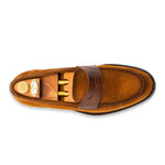 View product image 5: Harris Firenze 1913 Terni Suede Penny Moccasin Red