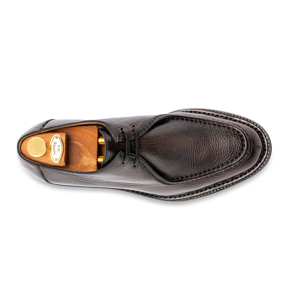 Harris Firenze 1913 Asiago Moose Effect Leather Derby Grey