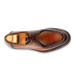 View product image 5: Harris Firenze 1913 Asiago Moose Effect Leather Derby Brown