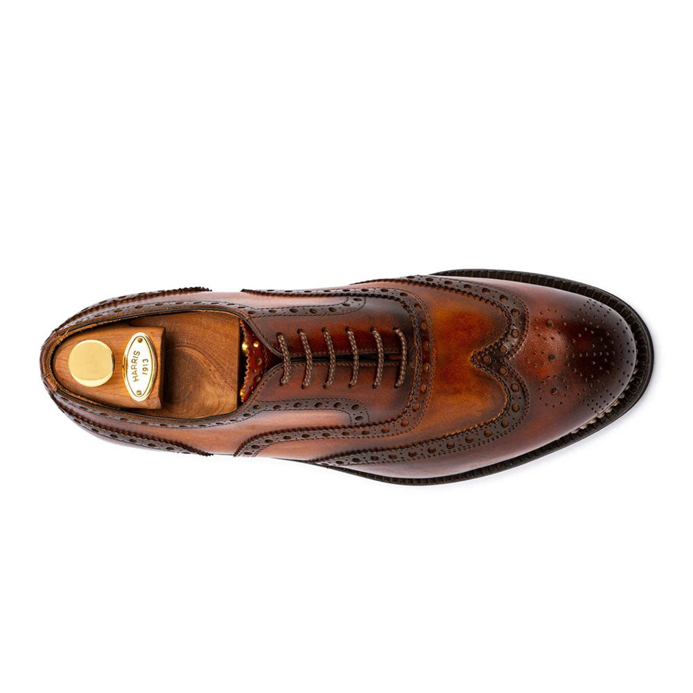 Harris Firenze 1913 Norwegian Welt Wing Tip Calfskin Oxford Yellow