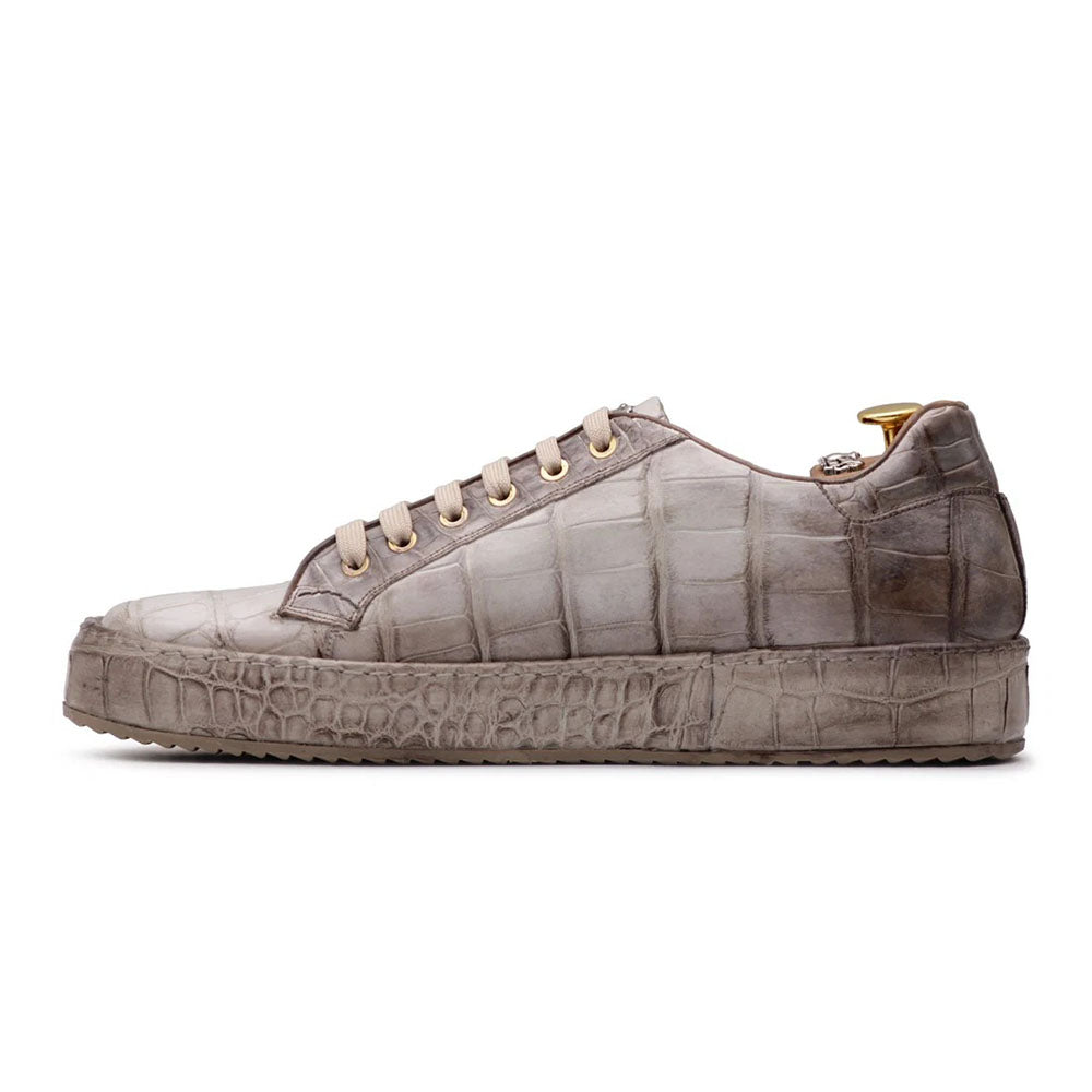 Harris Firenze 1913 Genuine Alligator Sneakers Himalaya