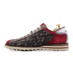 View product image 5: Harris Firenze 1913 Signature Suede Sneakers Red / Black
