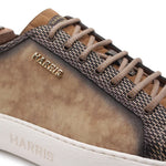View product image 5: Harris Firenze 1913 Palermo Printed Leather  & Suede Sneaker Brown
