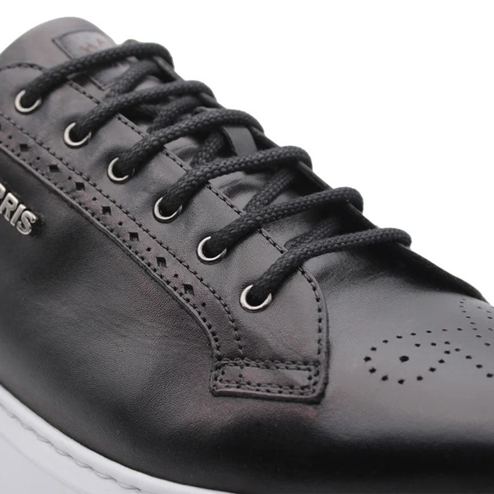 Harris Firenze 1913 London Leather Sneaker Grey & Black