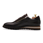 View product image 5: Harris Firenze 1913 Elk Effect Leather & Suede Sneaker Dark Brown