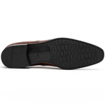 Santoni Induct O1-02 Calfskin Derby Brown