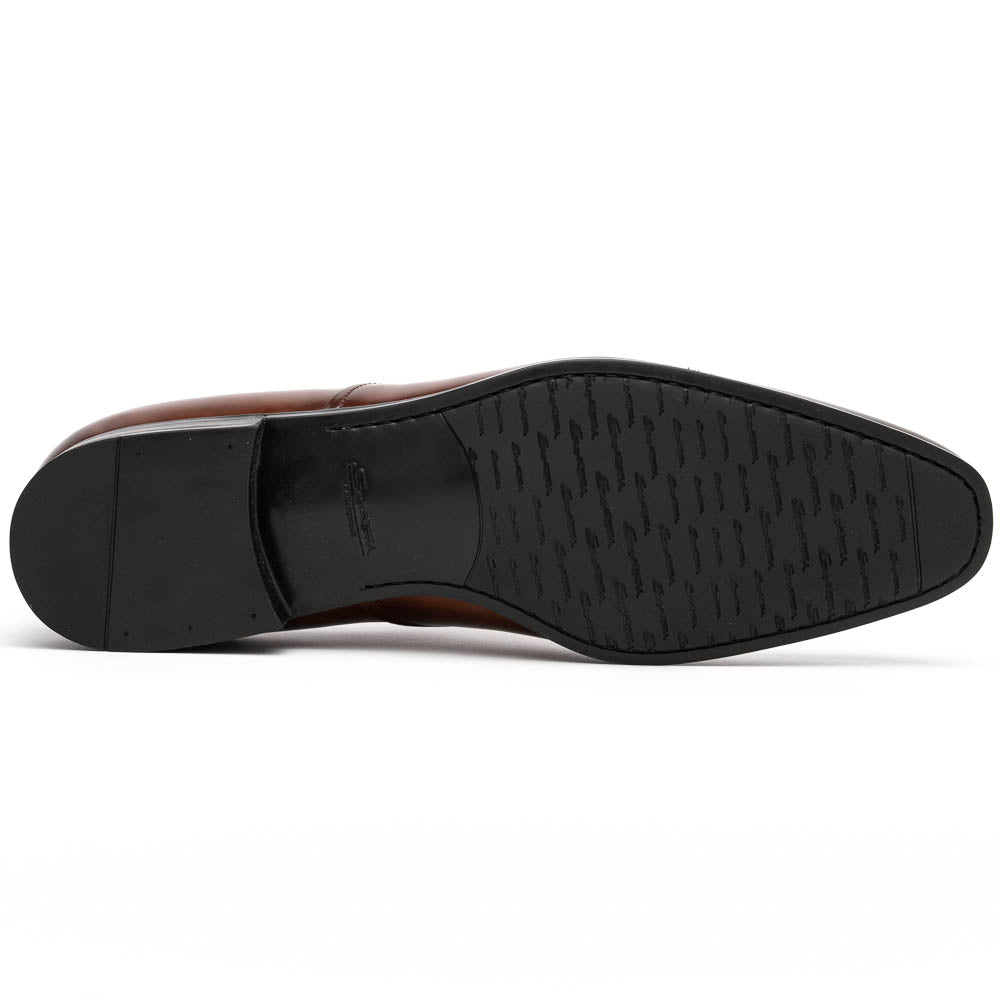 Santoni Induct O1-02 Calfskin Derby Brown