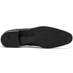 Santoni Induct O1-01 Calfskin Derby Black