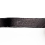 Marco Di Milano Iowa Caiman Crocodile Belt Black
