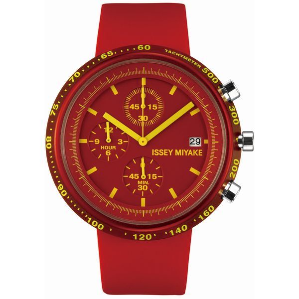 Issey Miyake Silat003 Trapezoid Al Mens Watch
