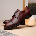 Zelli James Cap Toe Shoes Burgundy (25-865-BRG)