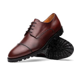 Zelli James Cap Toe Shoes Burgundy (25-865-BRG)