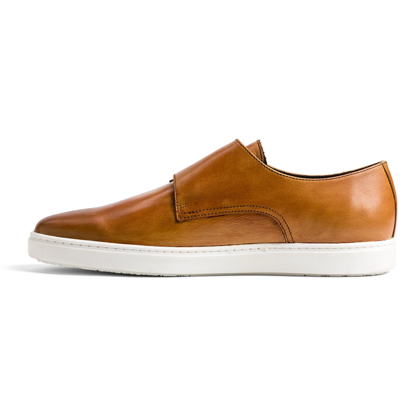 G. Brown Jaxon Double Monk Strap Sneaker Almond