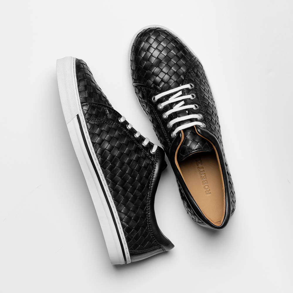 Robert Zur Jesse Tie Sneaker Black