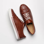 Robert Zur Jesse Tie Sneaker Dark Luggage