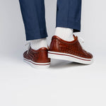 Robert Zur Jesse Tie Sneaker Dark Luggage