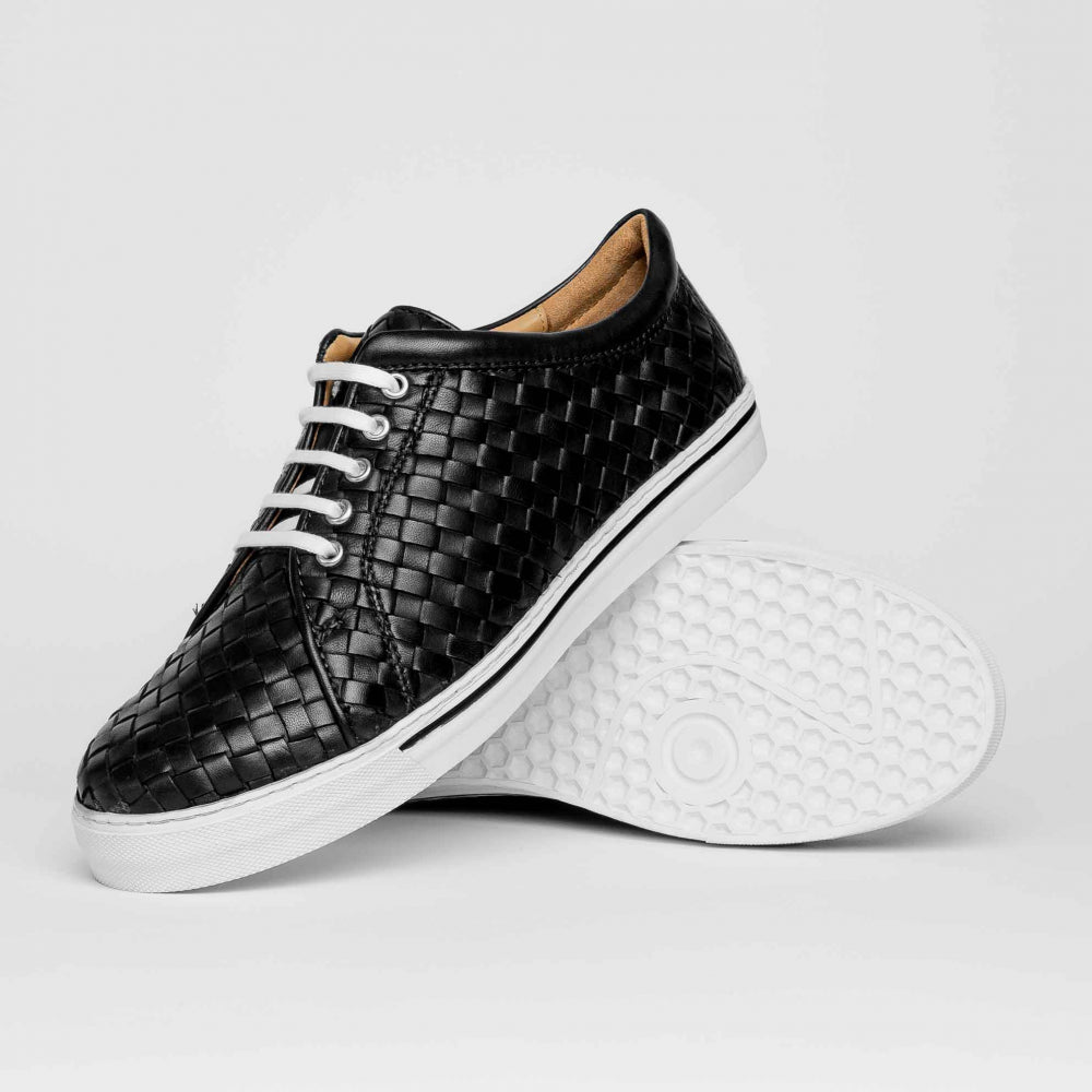 Robert Zur Jesse Tie Sneaker Black