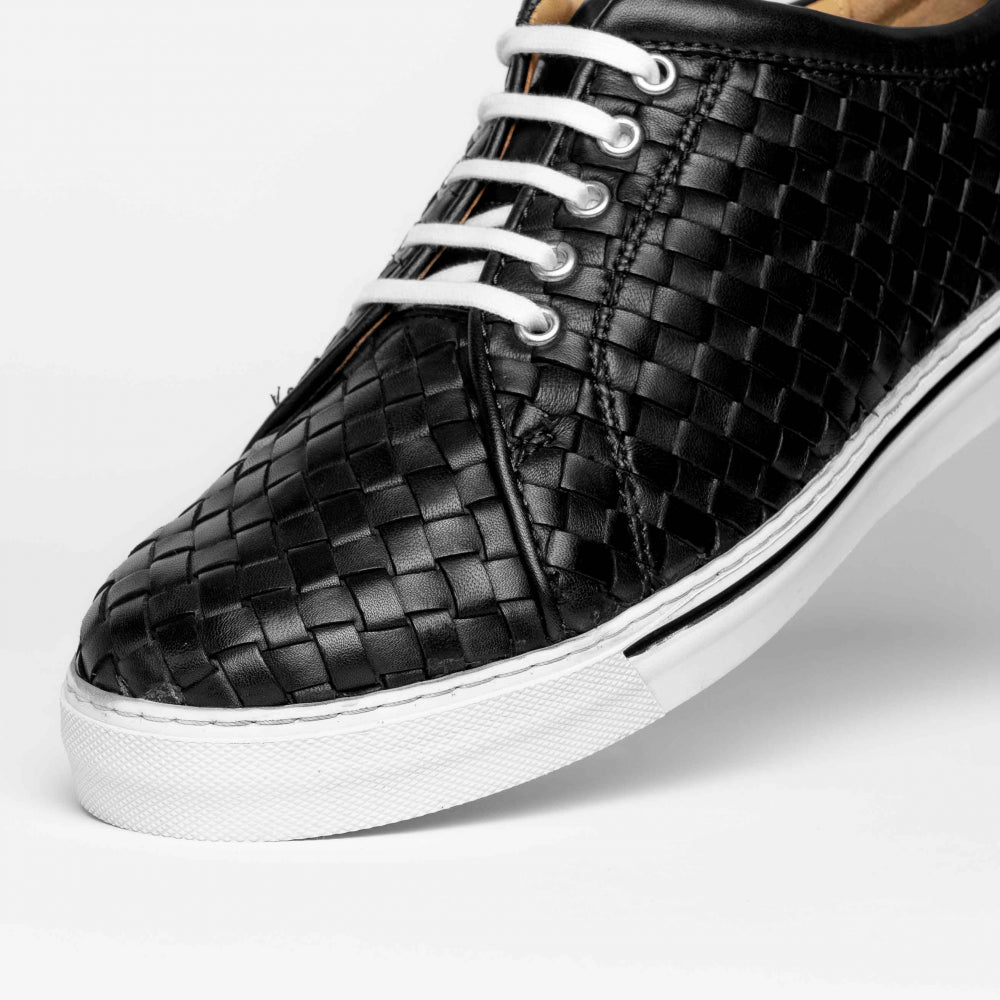 Robert Zur Jesse Tie Sneaker Black
