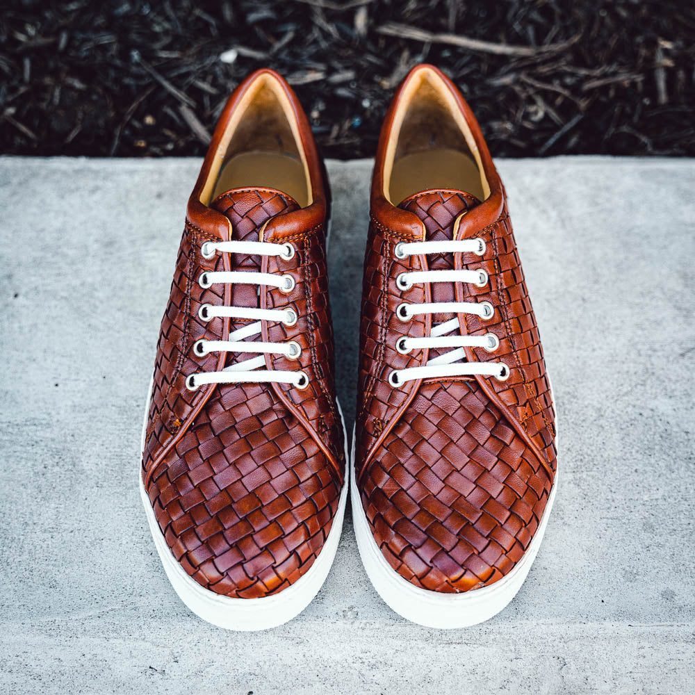 Robert Zur Jesse Tie Sneaker Dark Luggage
