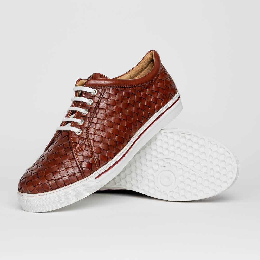 Robert Zur Jesse Tie Sneaker Dark Luggage