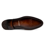 Marco Di Milano John Woven Caiman Crocodile Oxford Brown