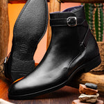 Zelli Jodphur Italian Calfskin Boot Black (46-600-BLK)